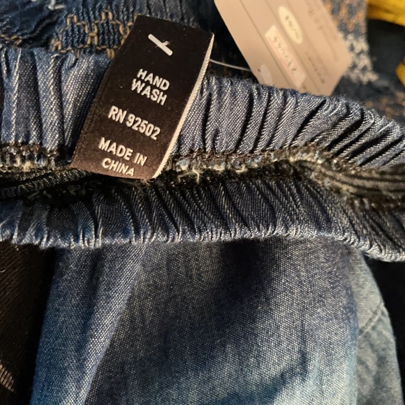 NWT.  Sacred Threads SKIRT/DRESS S/M.   BL/RD 3. - Picture 3 of 4